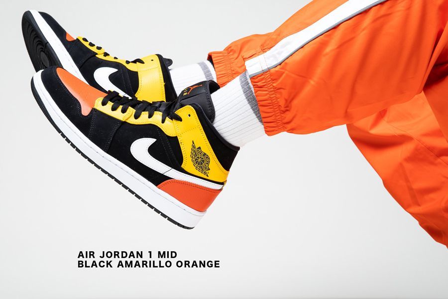 black amarillo orange