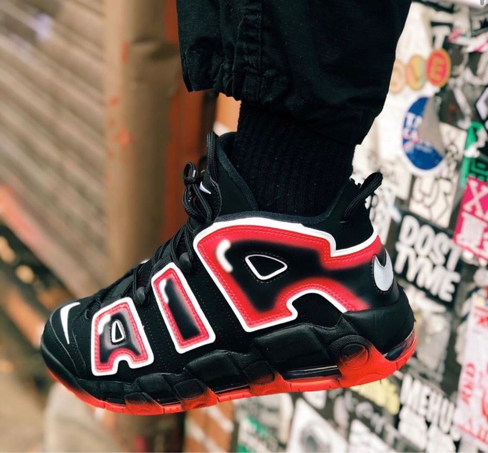 Giày Nike Air More Uptempo Black White Laser Crimson CJ6129-001 – AUTHENTIC  SHOES