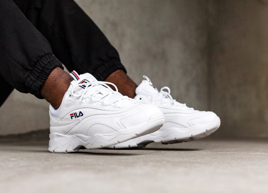 fila ray all white