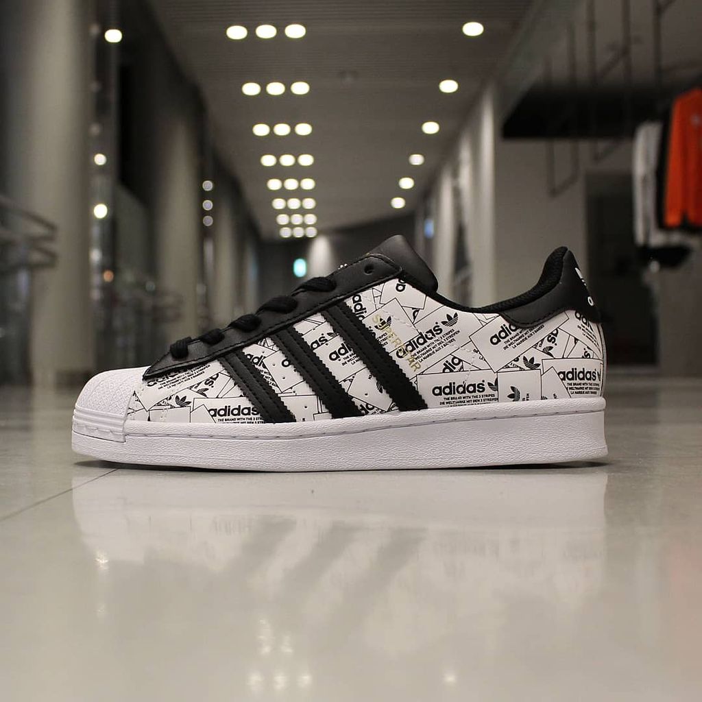 adidas superstar label collage