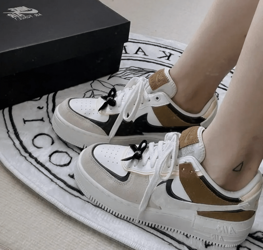 Giày Nike Air Force 1 Shadow ‘Black Bow’ FB1857-111