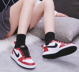 Giày Nike Court Borough Low 2020 GS ‘Chicago Red’ CU2983-101