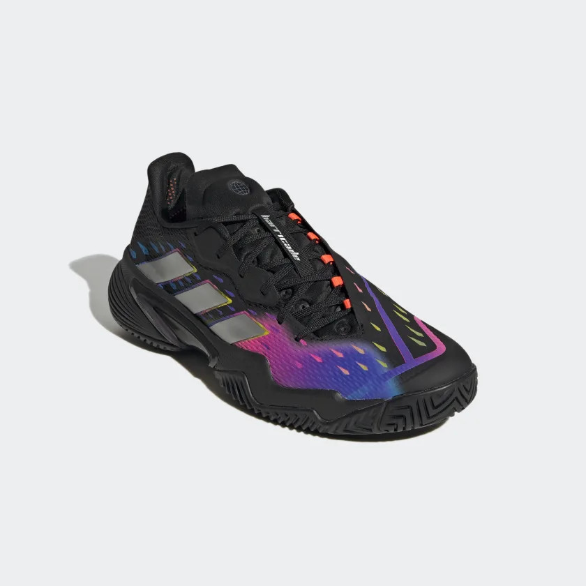 Giày Tennis Adidas Baricade 'Black Silver Red' GY1445