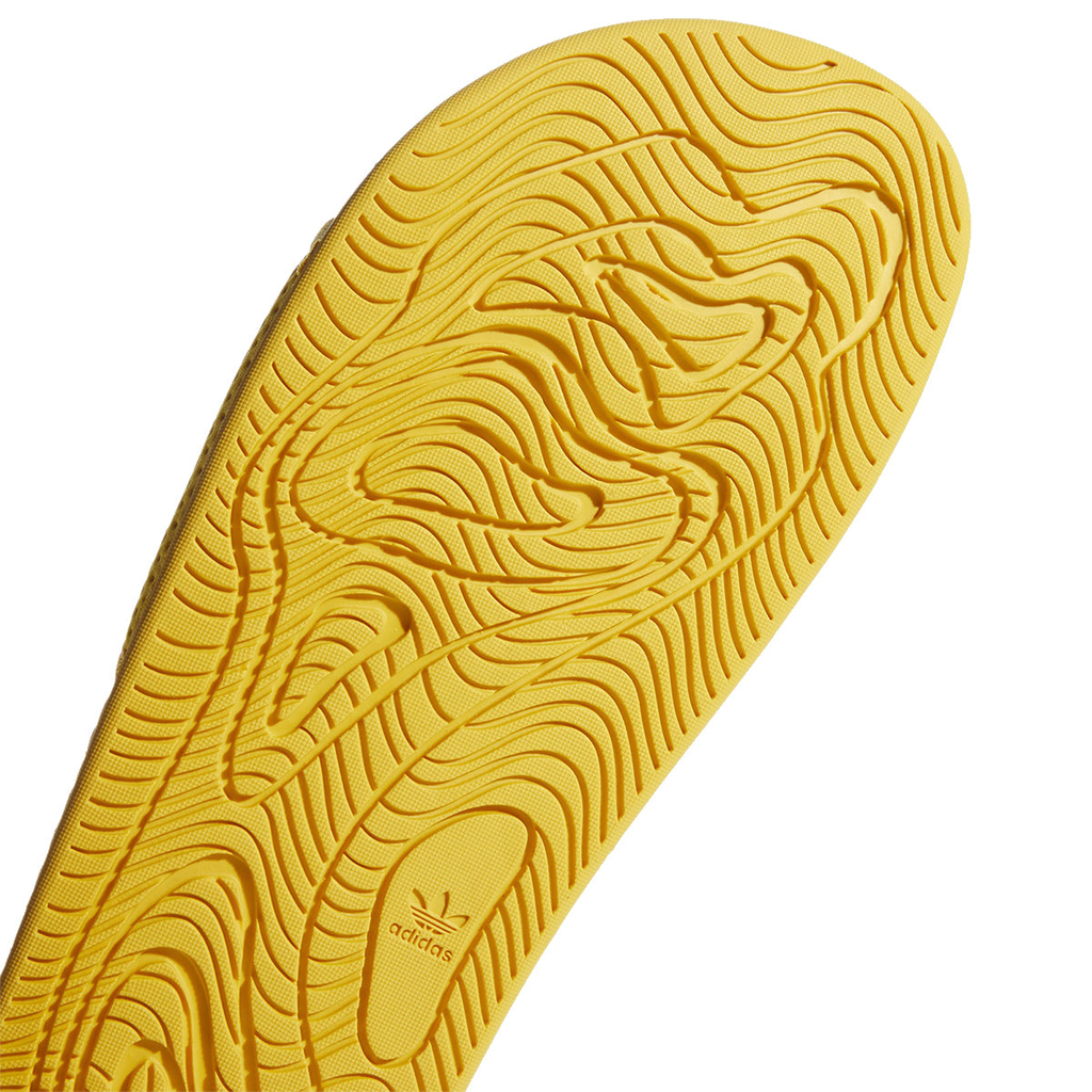 Dép Adidas Chancletas Hu Slides x Pharrell 'Bold Gold' H04407