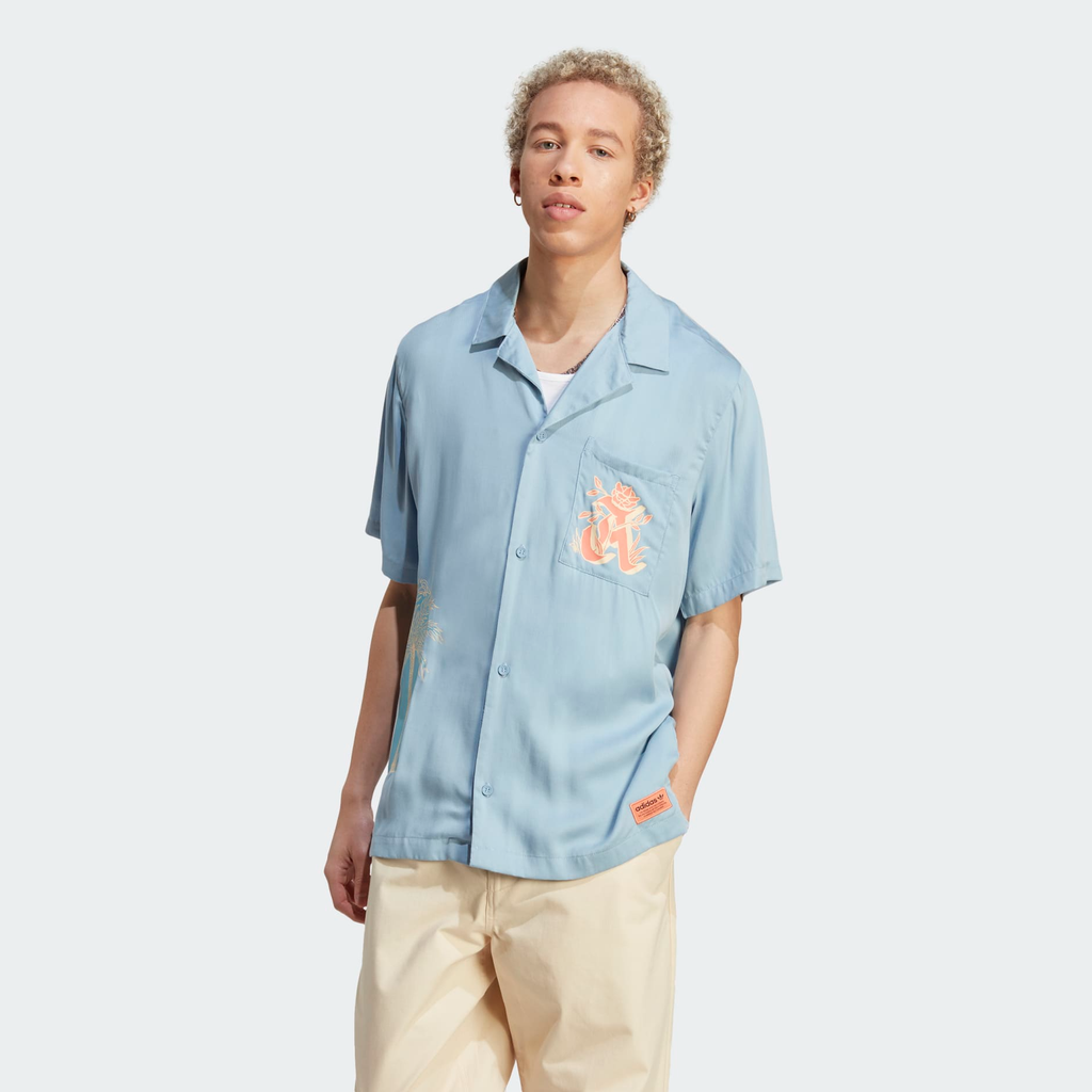 Áo Adidas Graphic Glide Shirt 'Blue' IC5753