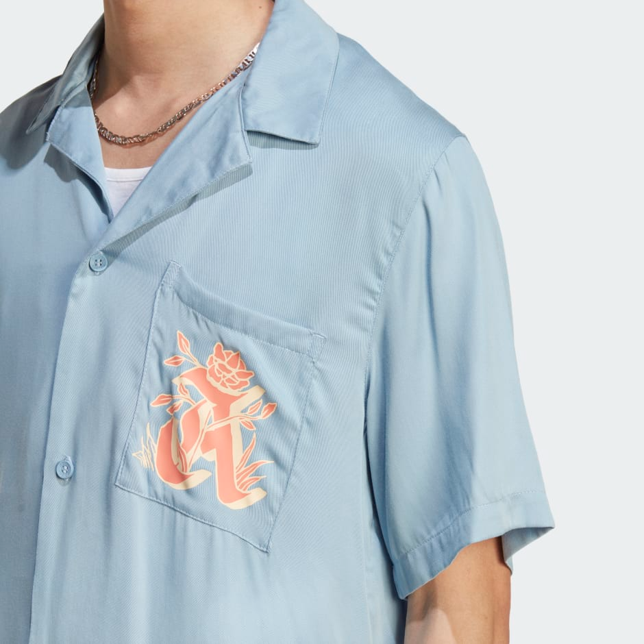 Áo Adidas Graphic Glide Shirt 'Blue' IC5753