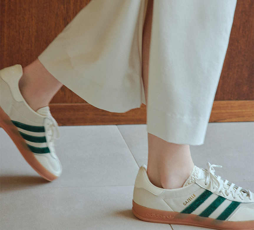 Giày Adidas Gazelle Indoor 'Off White Dark Green White' ID2567