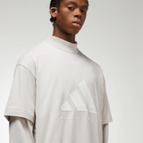Áo Adidas Basketball Tee 'Aluminium' IJ9999
