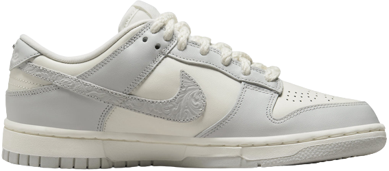 Giày Nike Dunk Low Needlework Sail Aura 'Grey' FJ4553-133