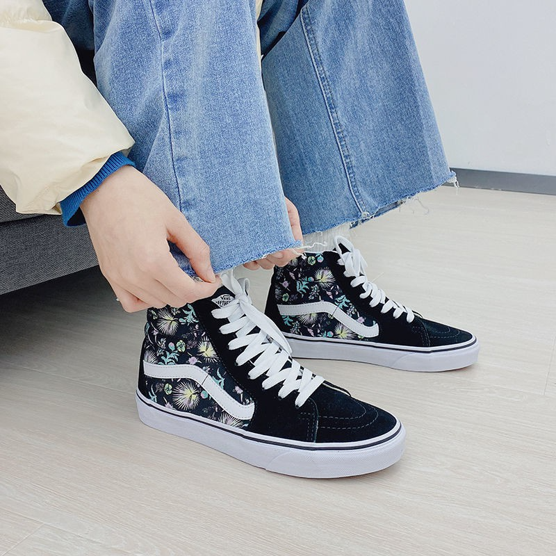 Giày Vans Sk8-Hi Paradise Floral Black VN0A32QG3VD