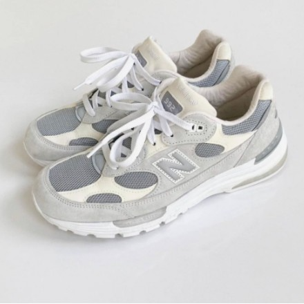 Giày New Balance 992 White Silver 