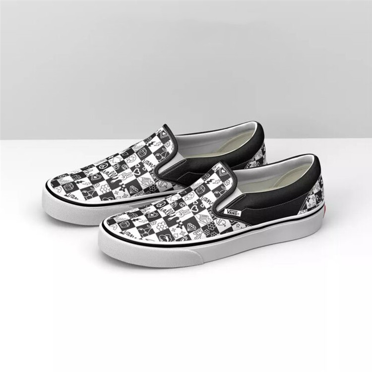 vans doodle checkerboard