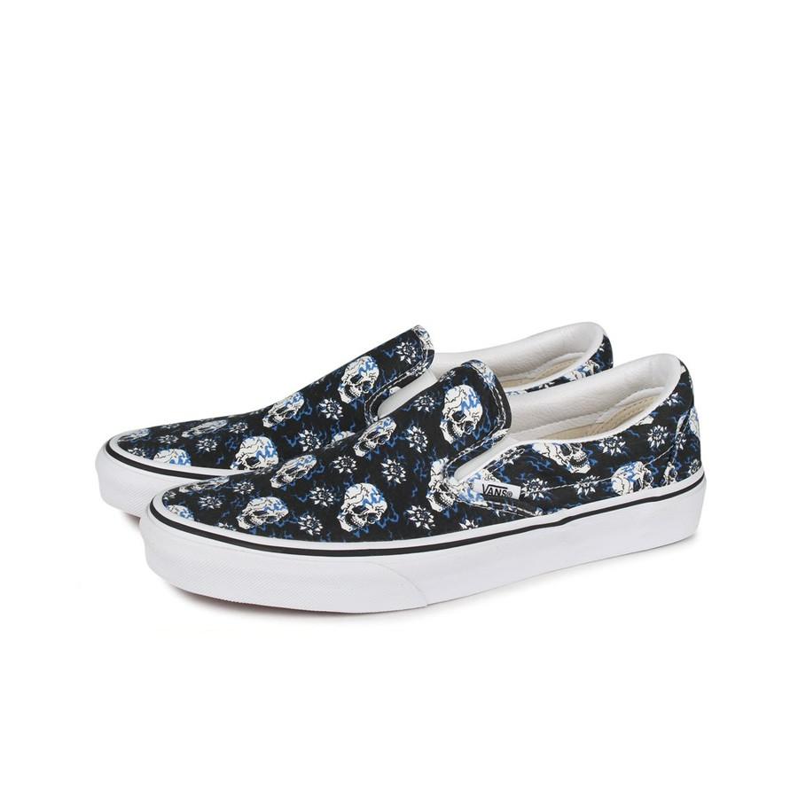 Giày Vans Classic Slip-On 'Flash Skull' VN0A4U381HJ – AUTHENTIC SHOES