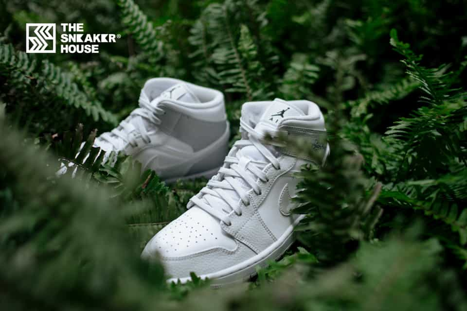 Giày Nike Air Jordan 1 Mid Grey Camo 