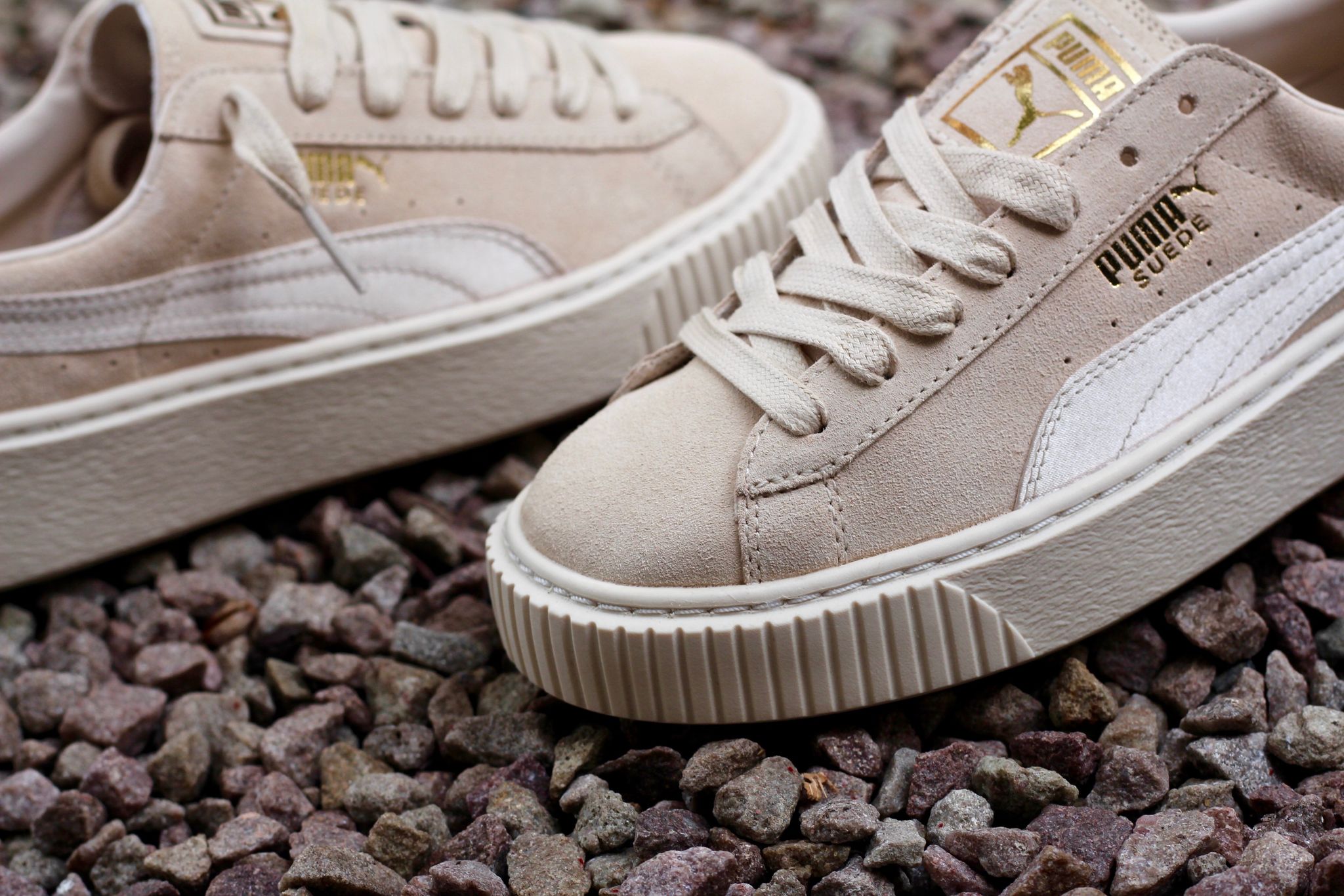 puma satin pink
