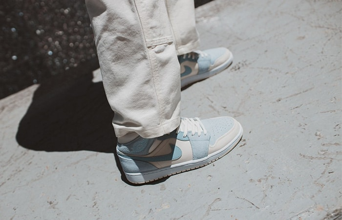 Giày Nike Air Jordan 1 Mid SE 'Sail Light Blue' DA4666-100 – AUTHENTIC SHOES