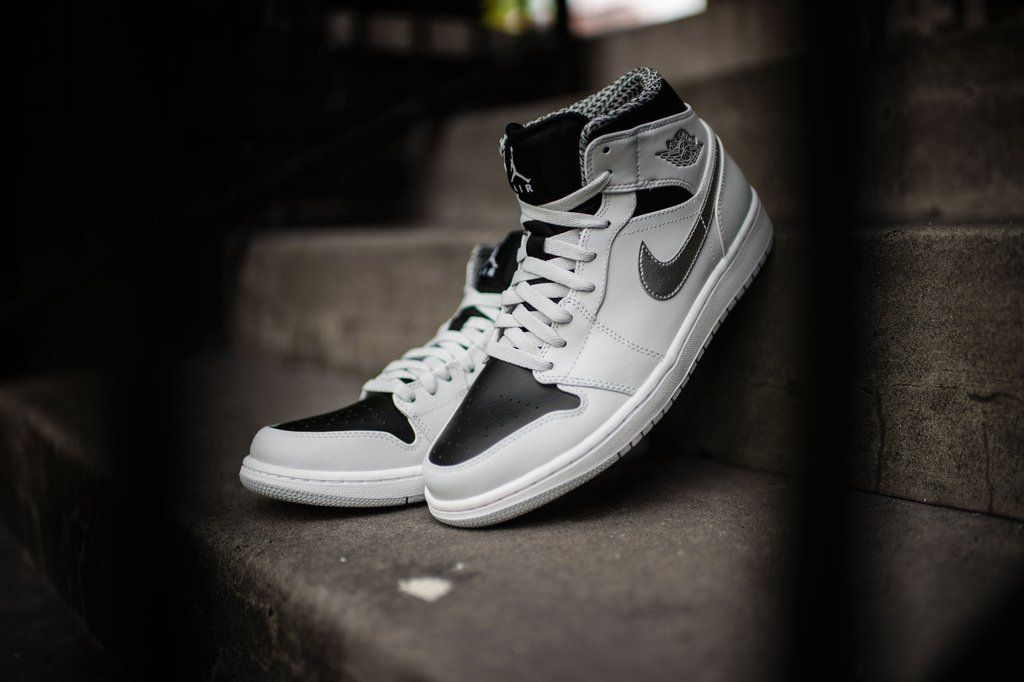 air jordan 1 mid wolf grey pure platinum