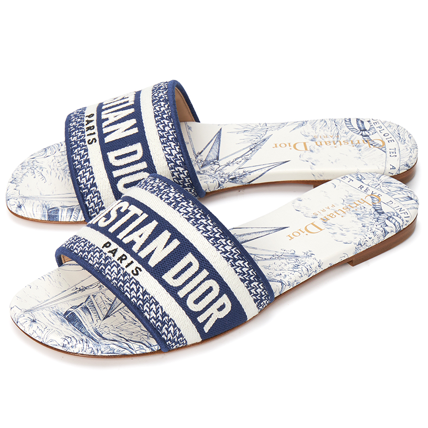 Dép Dior D Way Rev The Infinite 'White' KCQ209RIY-60W