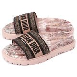Dép Dior Dway Jardin Magique 'Indian Pink' KCQ550JMY-28Z