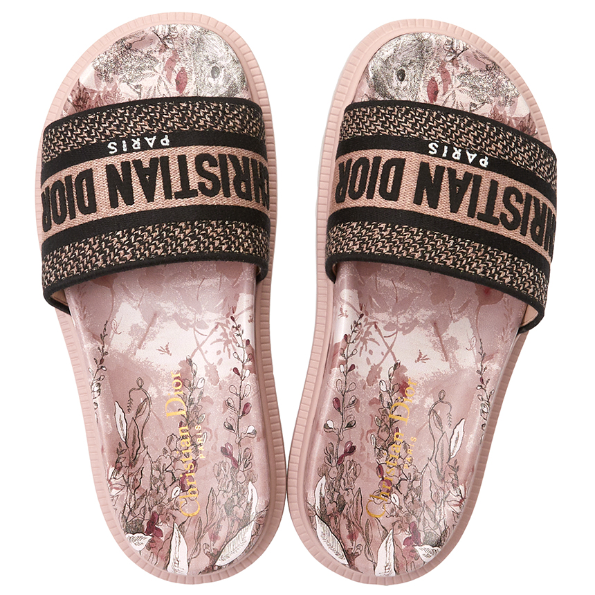 Dép Dior Dway Jardin Magique 'Indian Pink' KCQ550JMY-28Z