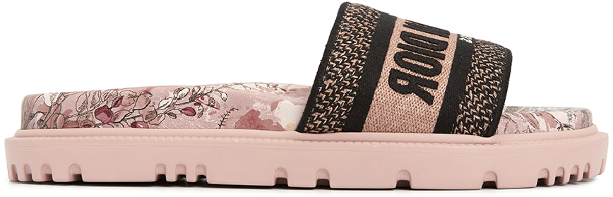 Dép Dior Dway Jardin Magique 'Indian Pink' KCQ550JMY-28Z
