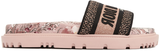 Dép Dior Dway Jardin Magique 'Indian Pink' KCQ550JMY-28Z