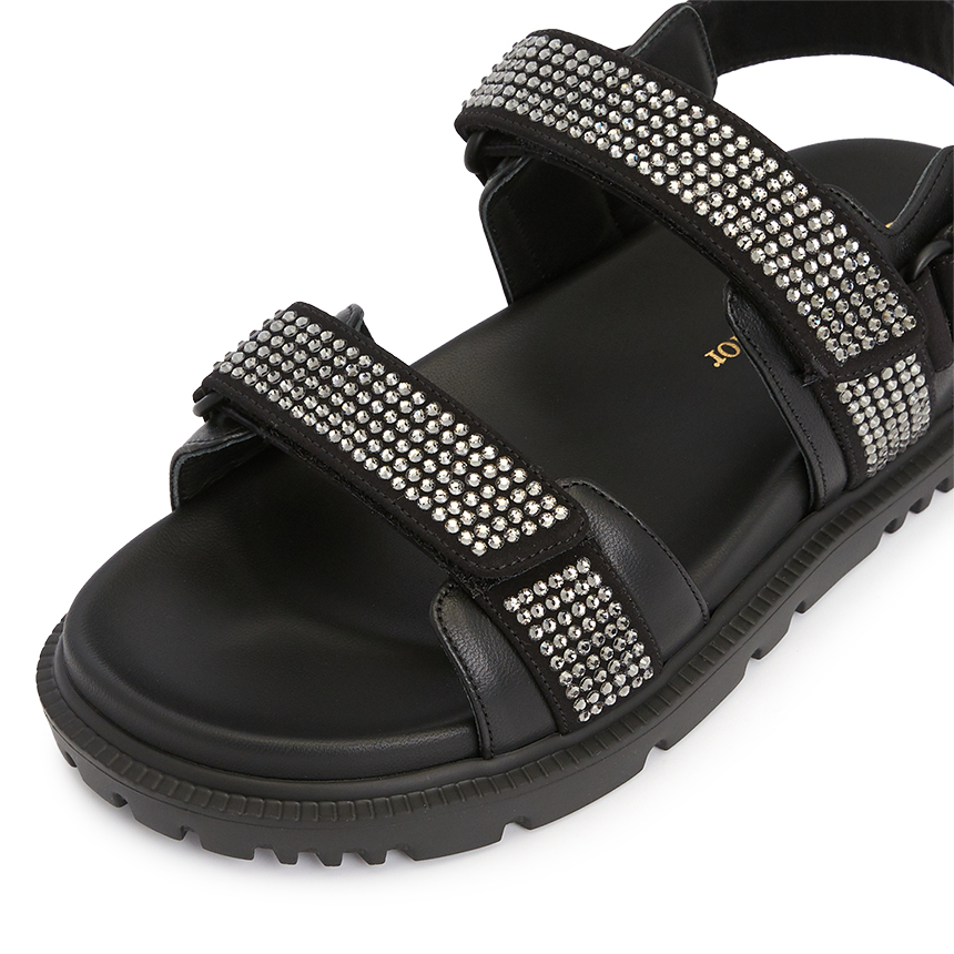 Dép Dior Dioract 'Black' KCQ567NPT-04X