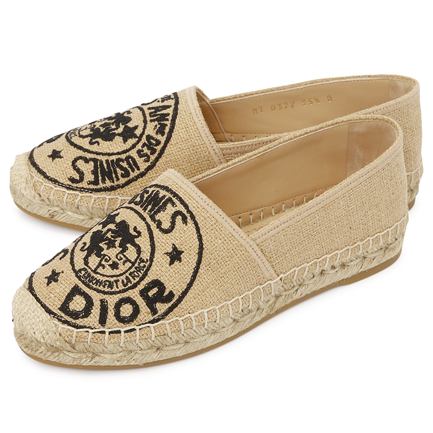 Giày Dior Granville Espadeu 'Beige' KDB612JUR-29U