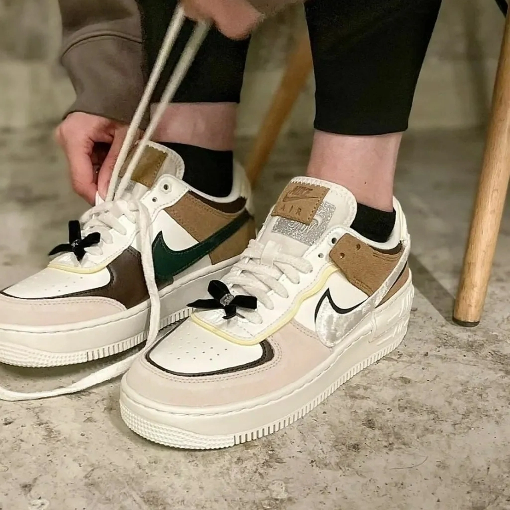Giày Nike Air Force 1 Shadow ‘Black Bow’ FB1857-111