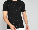 Áo Nike As Club Tee Aop 'Black' DR7910-010