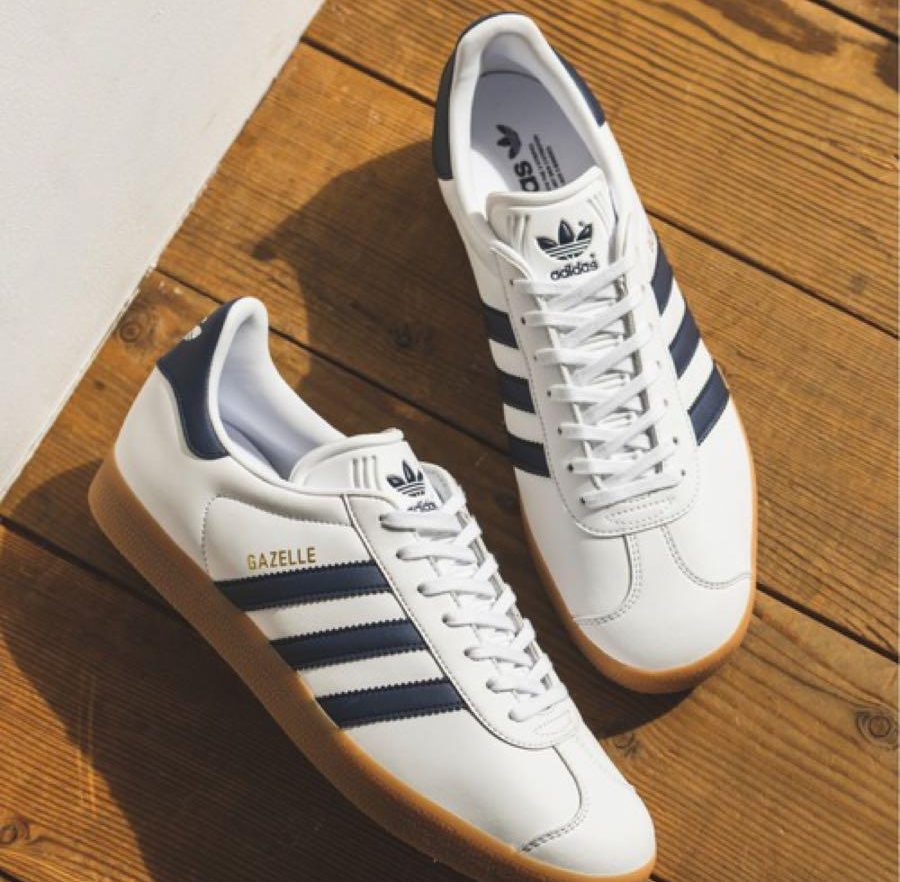 Giày Adidas Gazelle Footwear 'White Navy Gum' IG3507