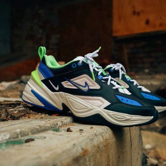 nike m2k tekno black royal volt