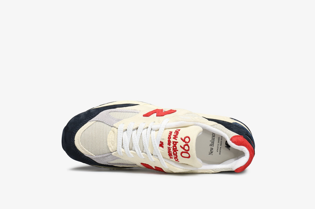 Giày New Balance 990v2 'White Red' M990TA2