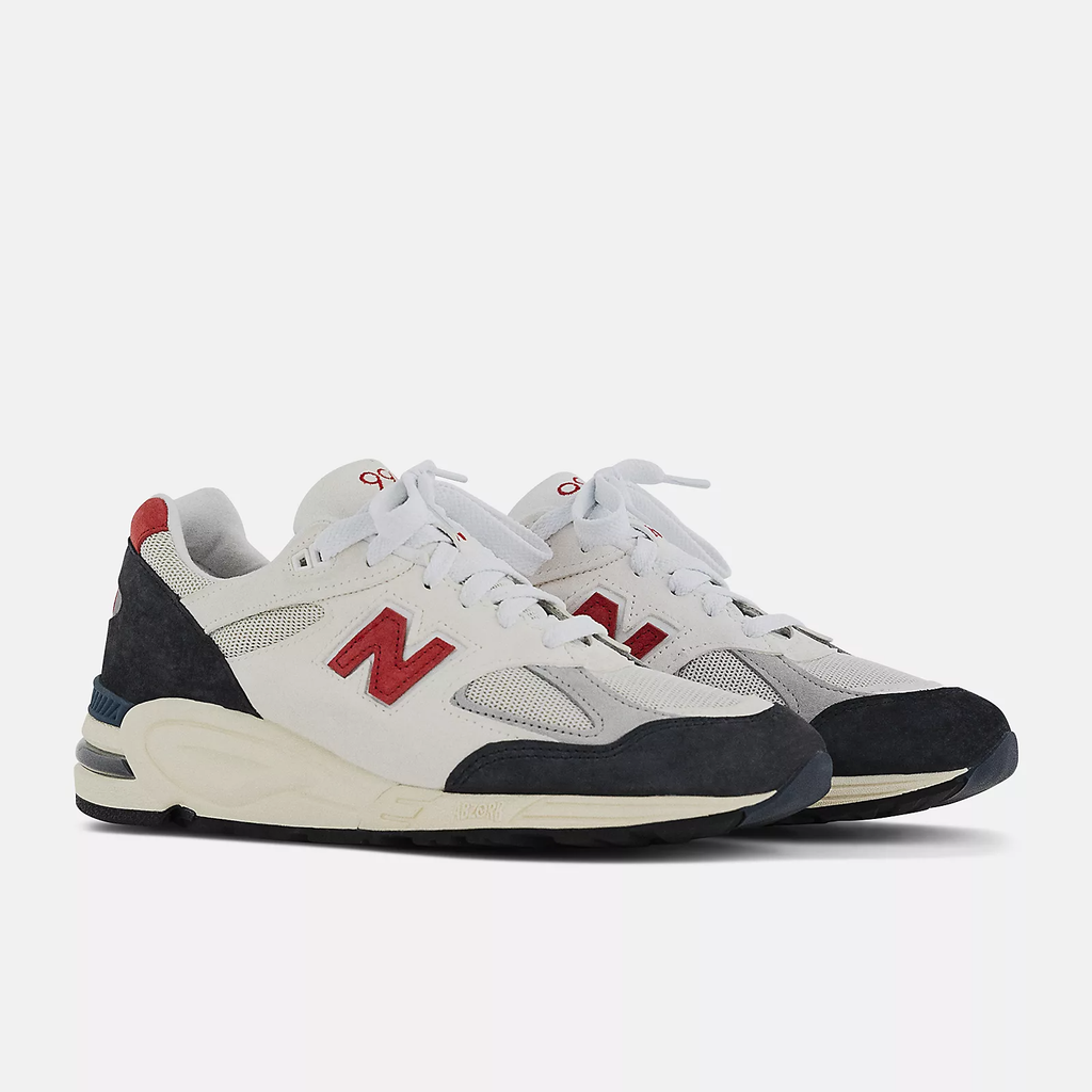 Giày New Balance 990v2 'White Red' M990TA2
