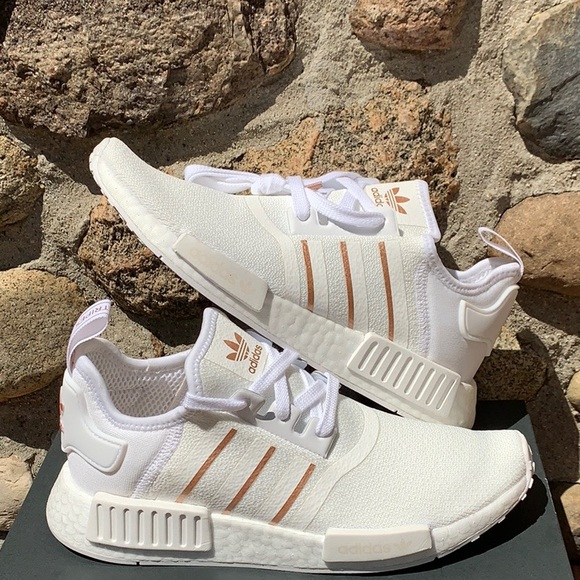 womens nmd r1 white rose gold