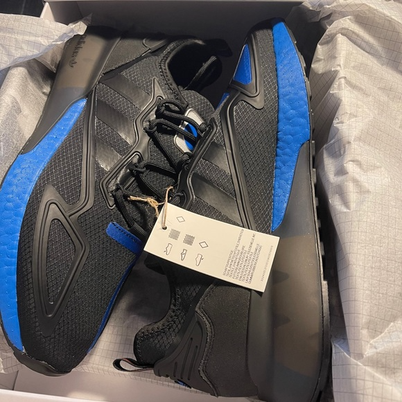 Giày Adidas ZX 2K Boost 'Black Glow Blue' FX7029 – AUTHENTIC SHOES