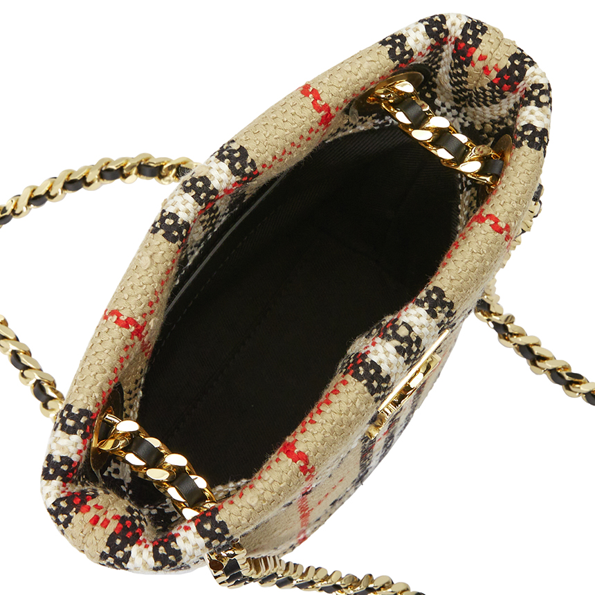 Túi Burberry Lula Vintage Bouclé Mini 'Beige' 8063074
