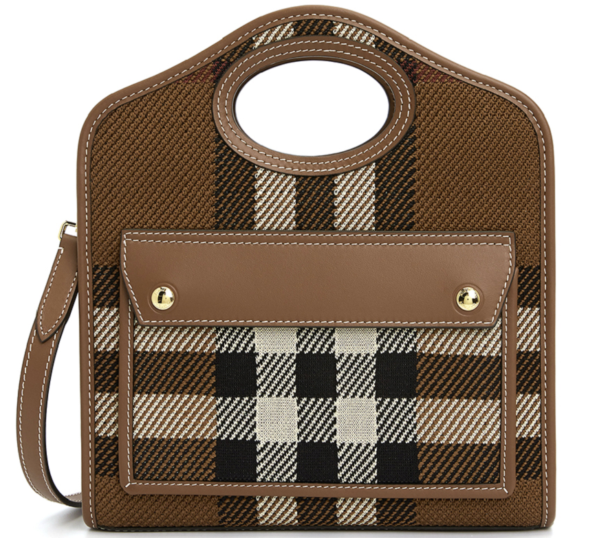 Túi Burberry Mini Knit 'Brown' 8049138