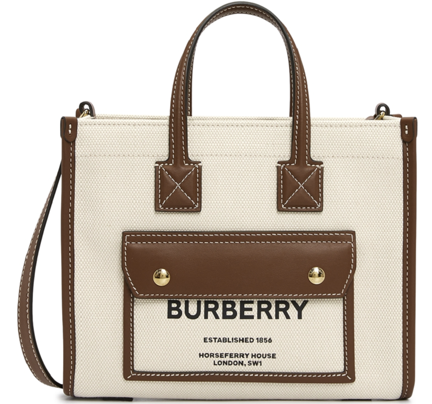 Túi Burberry Mini Two-Tone Pocket 'Beige' 8044143