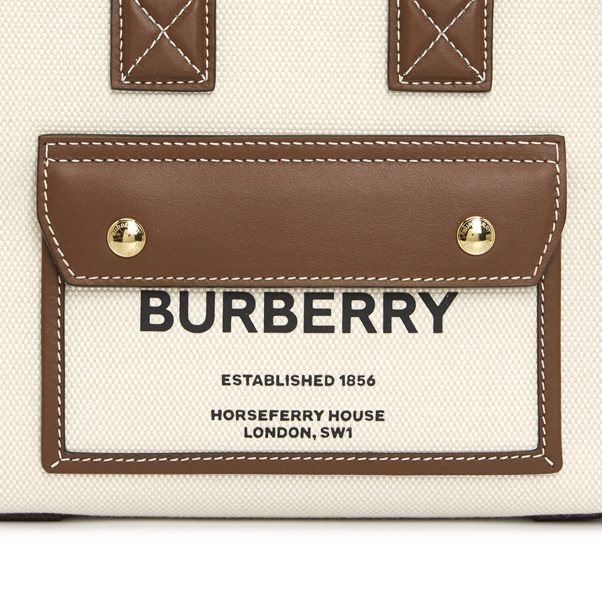 Túi Burberry Mini Two-Tone Pocket 'Beige' 8044143