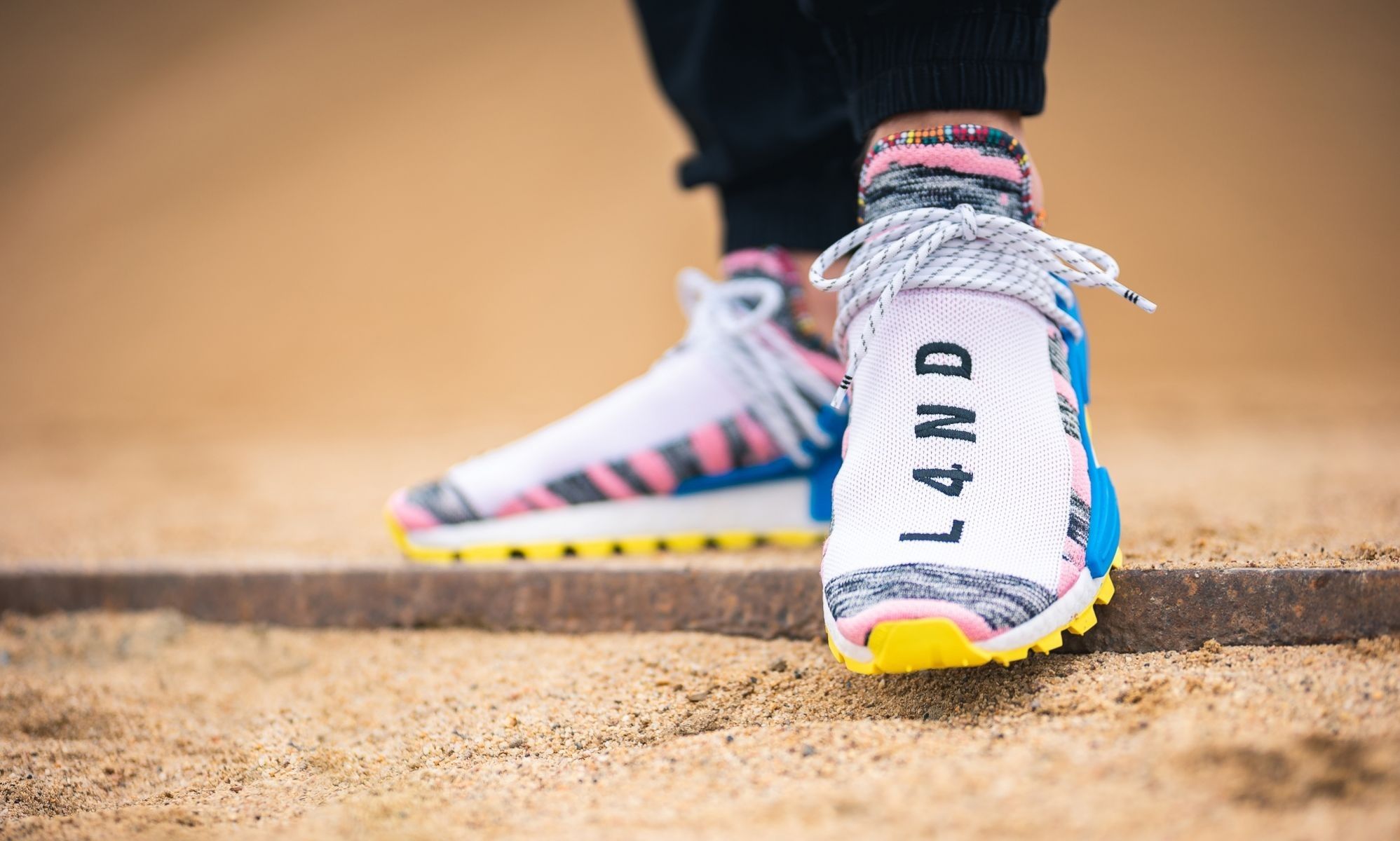 adidas nmd hu pharrell solar pack mother on feet