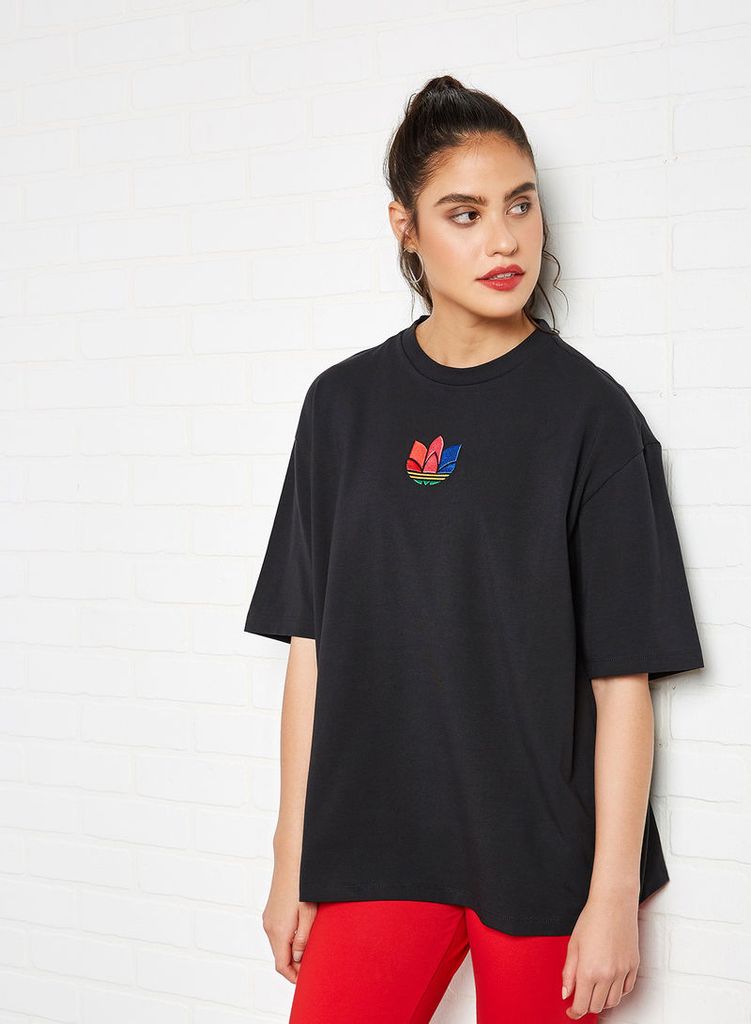 Áo Adidas Adicolor 3D Trefoil Tee Black 