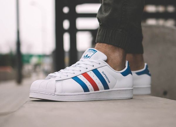 Giày Adidas Superstar 'White Red Blue' BB2246 – AUTHENTIC SHOES