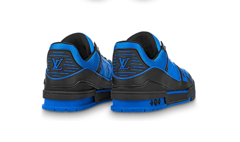 Giày Louis Vuitton Trainer 'Black And Blue' 1A8WF5