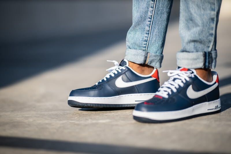 nike air force 1 swoosh pack navy