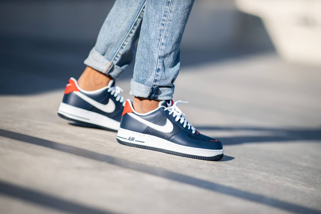 nike air force 1 swoosh pack navy