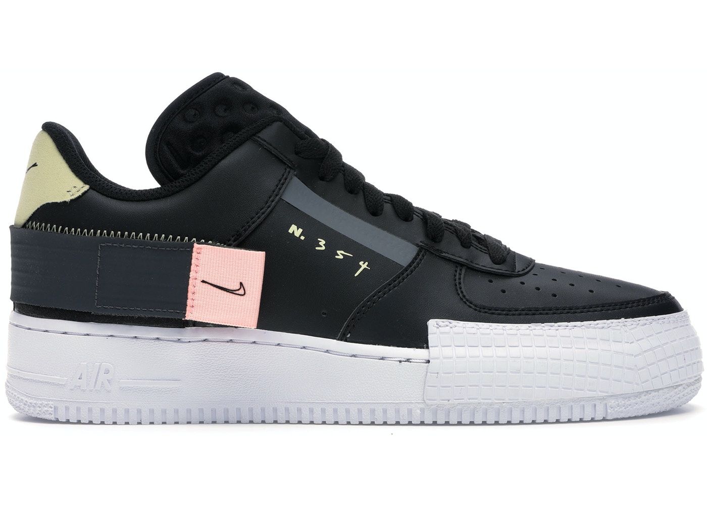 Già y Nike Air Force 1 Type Black CI0054-001 â AUTHENTIC SHOES