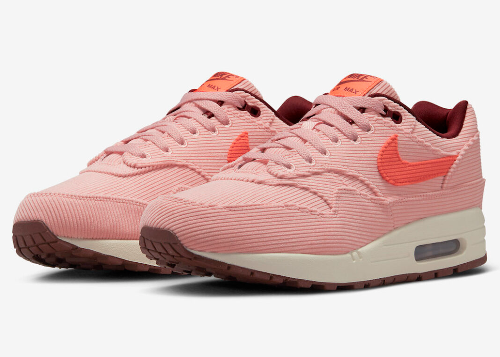 Giày Nike Air Max 1 PRM Corduroy 'Coral Stardust' FB8915-600