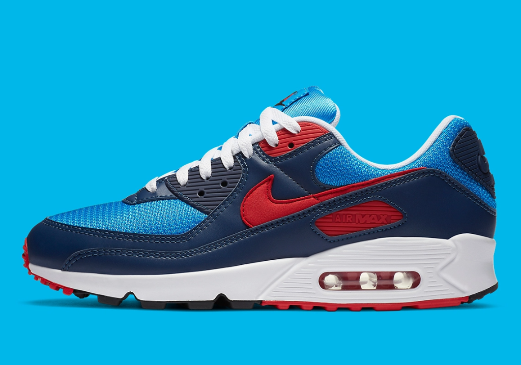 air max 90 photo blue university red