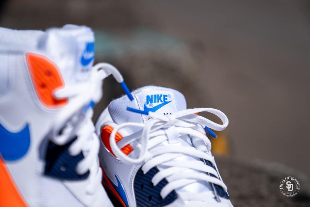 Nike Air Max 90 Blue Orange CT4352-101 Release Info | SneakerNews.com